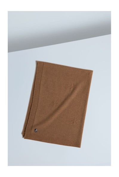 Baby Camel Down Snowflake Blanket Ginger