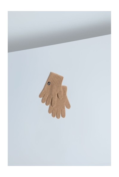 Baby Camel Down Gloves Beige