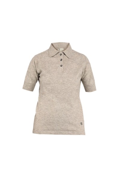 St. Andrew's shortsleeved women's Polo Platinum