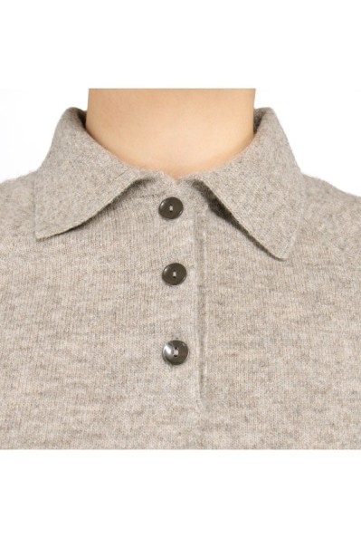 St. Andrew's shortsleeved women's Polo Platinum