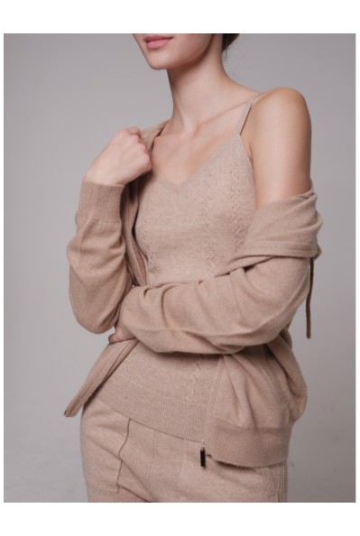 Levi Top with straps, Beige