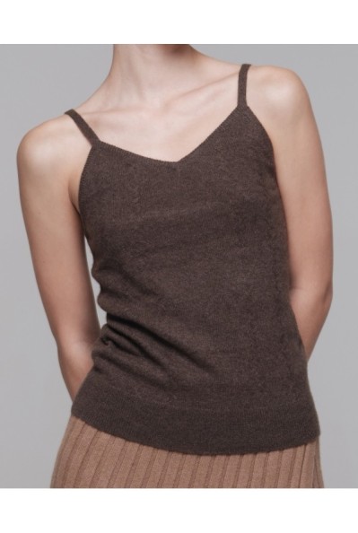 Levi Top with straps, Cappuccino