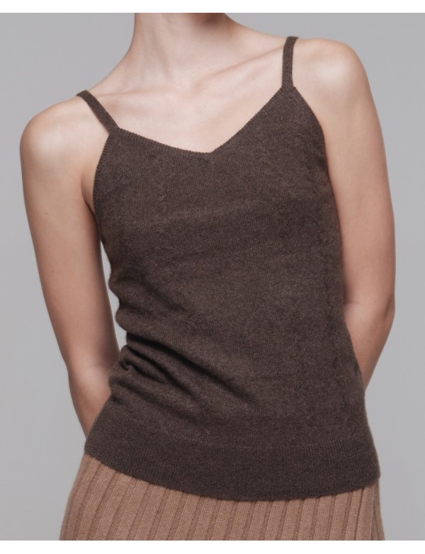 Levi Top with straps, Cappuccino