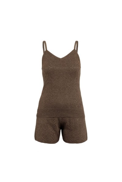 Levi Top with straps, Cappuccino