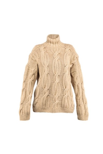 Arosa handmade cable Sweater Beige