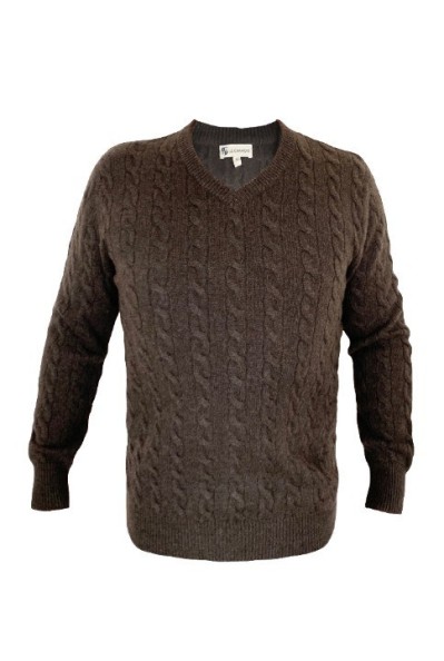 Vienna cables Sweater Chocolate