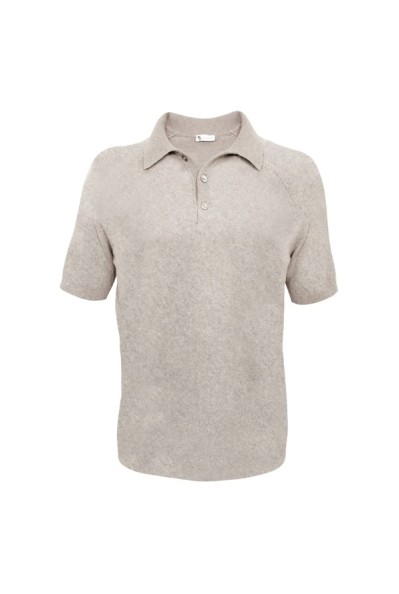 St. Andrew's Men's shortsleeved Polo Platinum