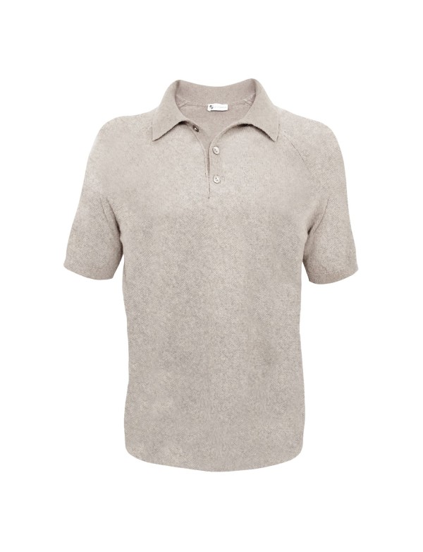 St. Andrew's Men's shortsleeved Polo Platinum