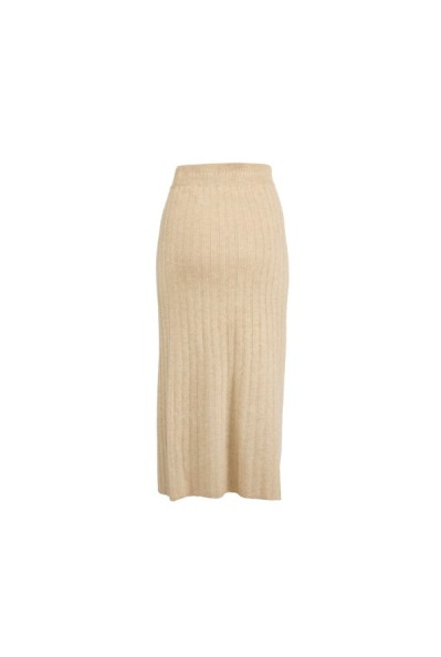 Nagano Summer skirt, long thin Beige