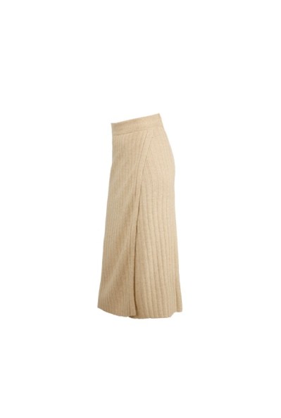 Nagano Summer skirt, long thin Beige