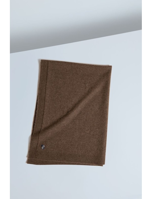 Yak Down Snowflake Blanket Cappuccino
